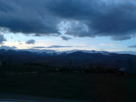 Góry pochmurnym dniem