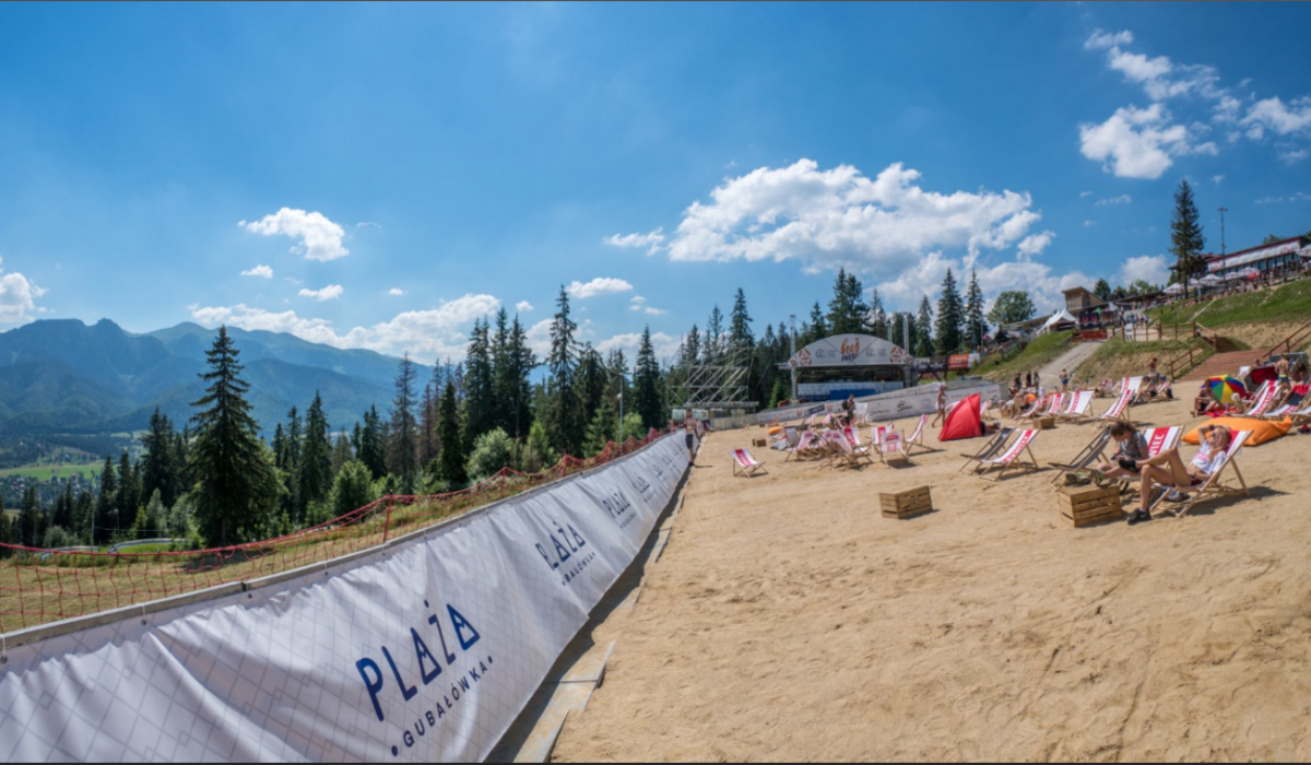 Plaża na Gubałówce Plaża na Gubałówce