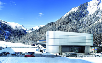 Dolna stacja 3S na parkingu (źródło: Stubai)