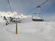 Widok na trasę z krzesełka