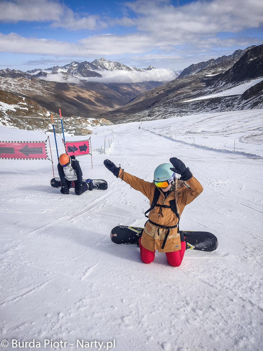 Na lodowcu w Maso Corto warunki bardzo dobre (fot. P. Burda) Na lodowcu w Maso Corto warunki bardzo dobre (fot. P. Burda)