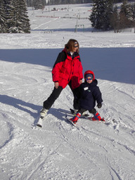 Pierwsze kroki na nartach