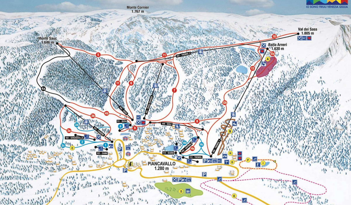 Pianciavallo, kolej, na której doszło do wypadku oznaczona nr. 108 /  Źródło Pianciavallo
