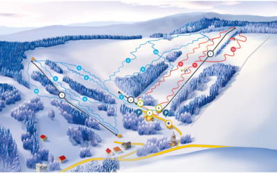 Słotwiny Arena - mapa tras narciarskich