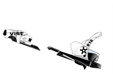 Wiązanie narciarskie V816PRO COMP