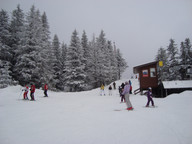 Górna stacja 3 osobowego krzesełka