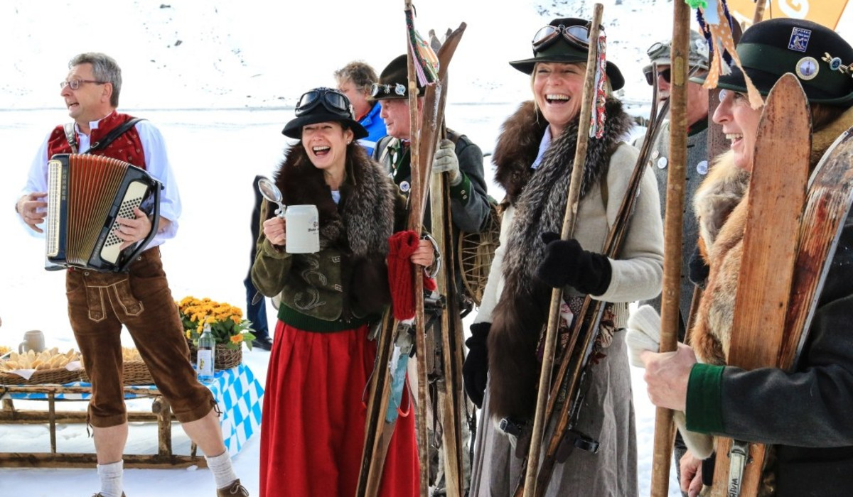 Oktoberfest na lodowcu Stubai (foto: Natasza Lichocka)