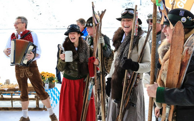 Oktoberfest na lodowcu Stubai (foto: Natasza Lichocka)