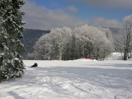 Rzyki - Czarny Gron - widok na snowpark