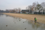 W drodze na Pogorię - karmienie kaczek