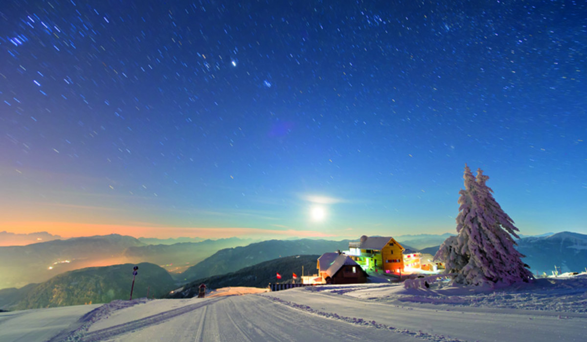 Gerlitzen nocą (foto: ÂŠFRANZ GERDL Kaernten Werbung)