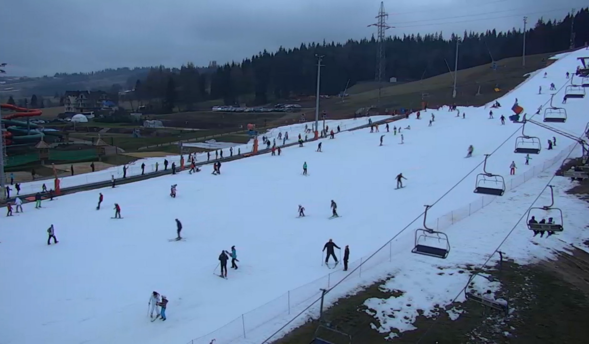 Białka Tatrzańska Bania (źródło: webcam 2015 12 29)