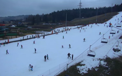 Białka Tatrzańska Bania (źródło: webcam 2015 12 29)