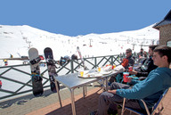 Sierra Nevada - na tarasie schroniska