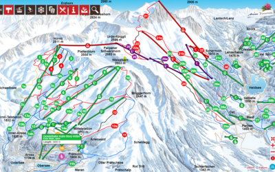 Mapa tras Arosa Lenzerheide