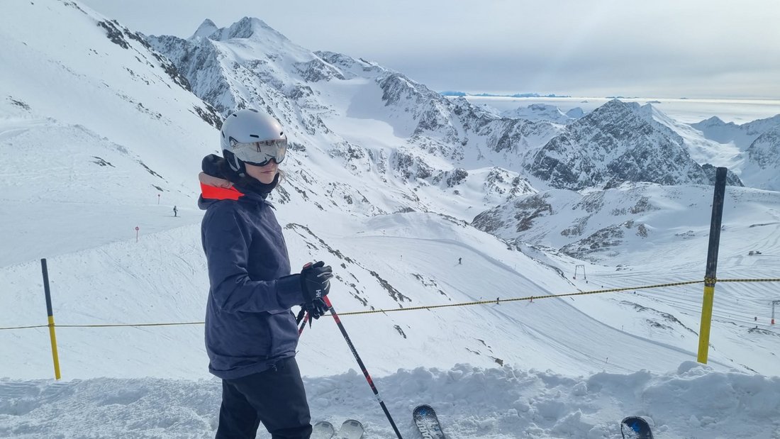 Na lodowcu Stubai / fot. archiwum Milena Rybińska