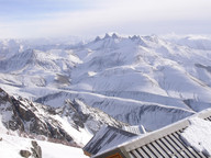 widok na Aiguilles D'Arves