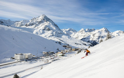 Narty w  Kühtai| © Innsbruck Tourismus / Eye5 - Jonas Schwarzwälder