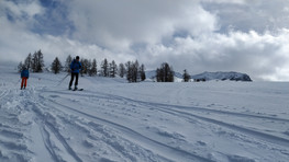 Hinterstroder na niebieskich i czerwonych trasach