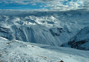 Val d`Isere, Espace Killy, Francja, narty, trasa