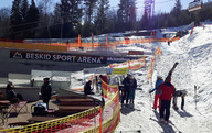 Szczyrk - Beskid Sport Arena narty w piątkowy poranek marzec 2017 (foto. Aleksander Kaleta)