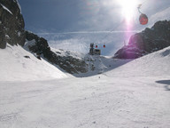 Szeroka, ale również nachylona - widok w górę