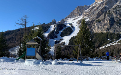 Widok na trasy z Pomedes / fot. P. Tomczyk