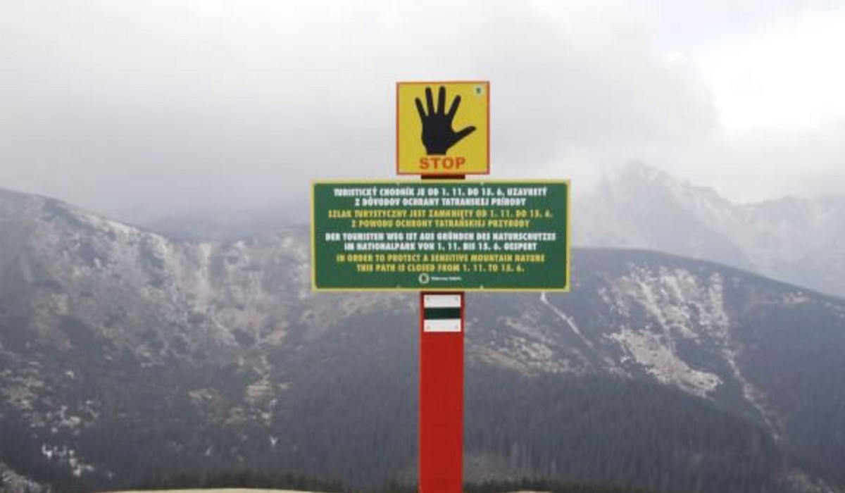 Znak informacyjny (foto: SACR) Znak informacyjny (foto: SACR)