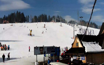 Białka Tatrzańska 20.02.2015 (źródło: WebCamera.pl)