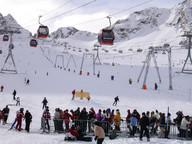 Główny stok niebieska trasa