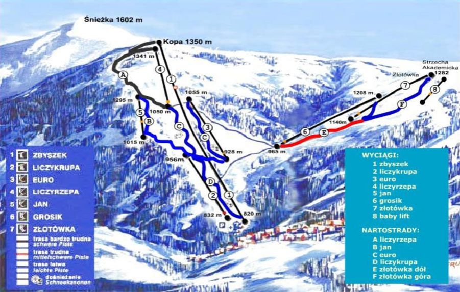 Narty Pl 6 Kopa Karpacz 10 Najdluzszych Tras Zjazdowych W Polsce