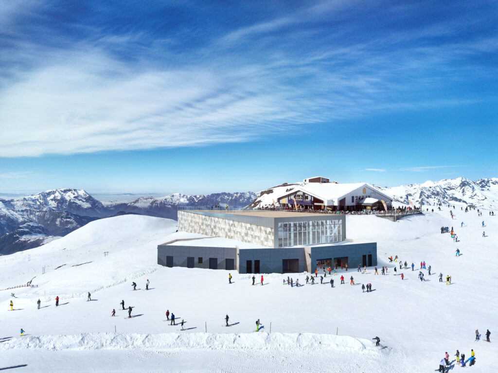 Stacja górna Jandri 3S / Basilico design projet concu par ATEAM Architectes