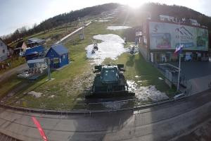 Wańkowa BIESZCZAD.ski Widok na stok i kolej linową