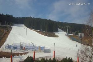 Stronie Śląskie Czarna Góra Dolny odcinek nartostrady "B", wyciąg BIBA