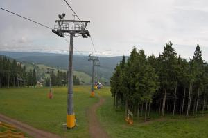 Zieleniec Zieleniec Zieleniec SKI Arena - Widok z górnej stacji