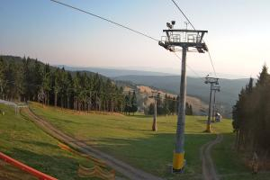Kamera: Zieleniec Zieleniec SKI Arena - Widok z górnej stacji Zieleniec Zieleniec Zieleniec SKI Arena - Widok z górnej stacji
