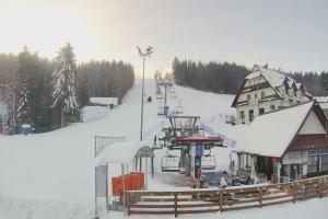 Spytkowice Beskid Ski Widok na stok