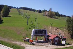 Krynica Słotwiny Widok na stok