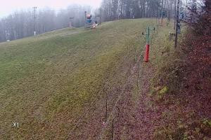 Stężyca Wieżyca Widok na stok