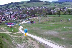 Tylicz Master Ski Widok na kolej krzesełkową