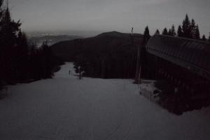 Kamera: Czarny Groń Widok z dolnej stacji Rzyki Czarny Groń Widok z dolnej stacji