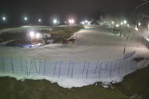 Tylicz Master Ski Widok naa dolną stację krzesełka