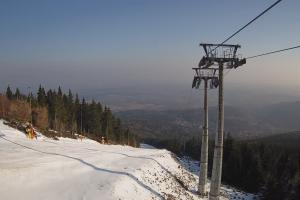 Świeradów Zdrój Ski&Sun Widok na wyciąg