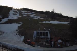 Krynica Słotwiny Widok na stok