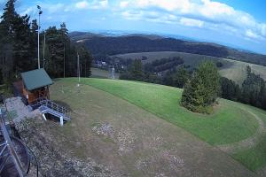 Kiczera KiczeraSki Widok na stok