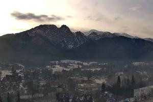 Zakopane Szymoszkowa Widok z karczmy Pająkówka