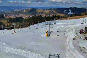 Bukowina Tatrzańska Rusiń-ski Widok na stok