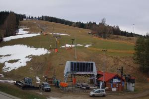 Krynica Słotwiny Widok na stok