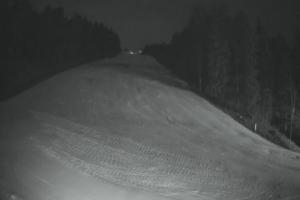 Myślenice Myślenice SN Widok na stok z dołu