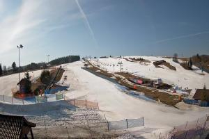 Kamera: Master Ski Widok na dolne partie ośrodka Tylicz Master Ski Widok na dolne partie ośrodka